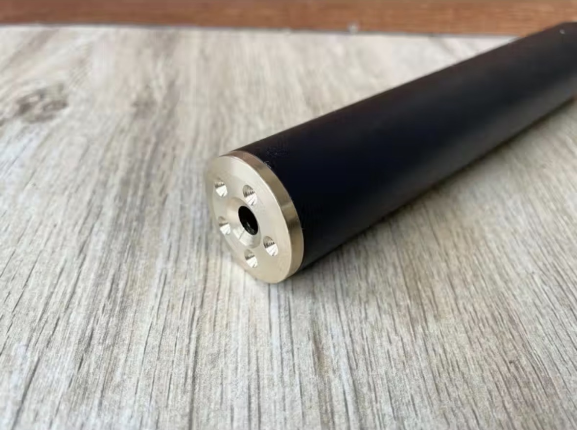 Silencer perdam drat kuningan od30 model deluxe peredam senapan angin uklik senapan pompa silencer perdam peredam thumbnail 3