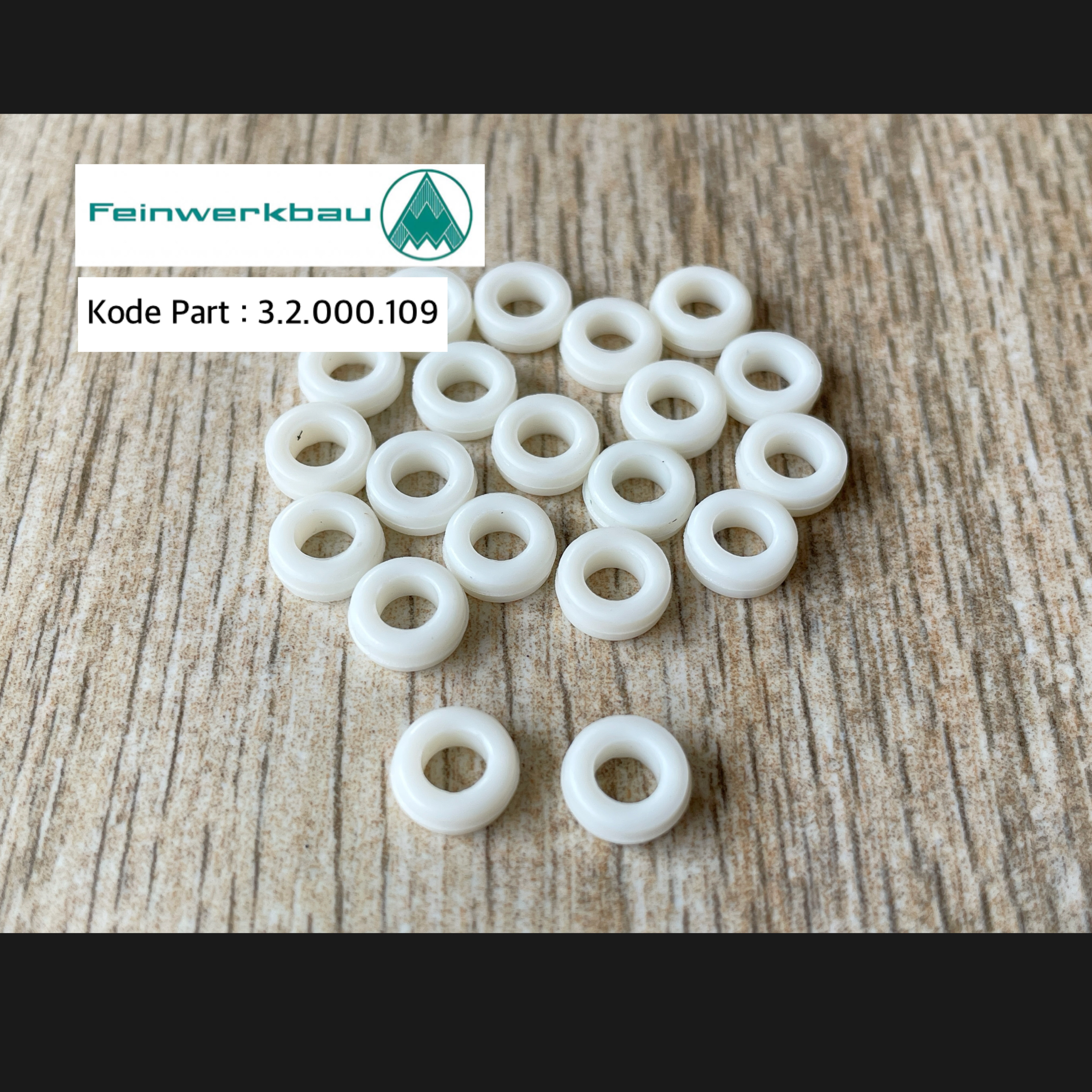 White Seal FWB Seal Putih Feinwerkbau White Sil Original Feinwerkbau Germany thumbnail 2