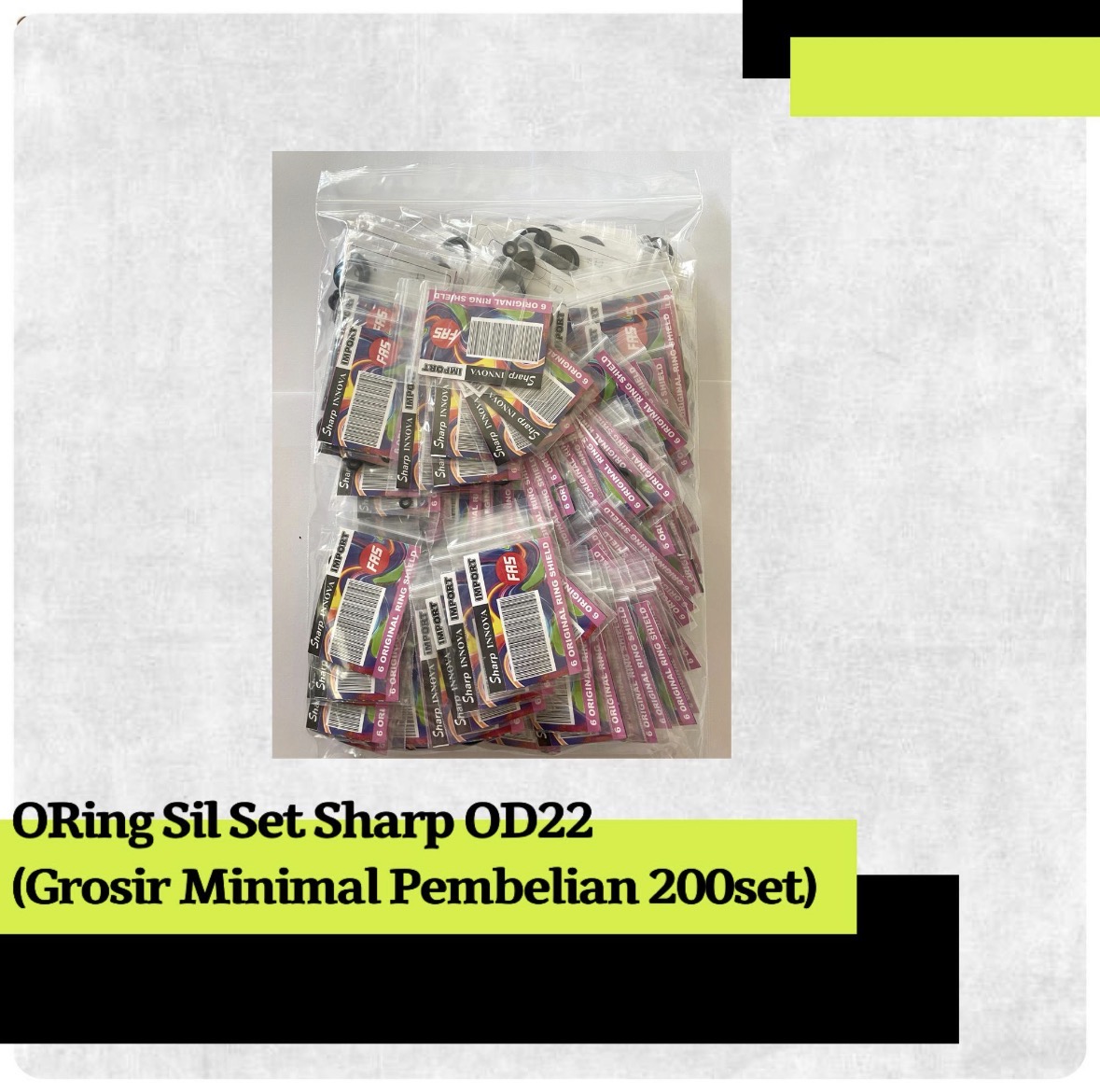 Sil set sharp inova tiger oring set sharp od22 inova tiger oring sil seal set sharp inova tiger khusus grosir thumbnail 2