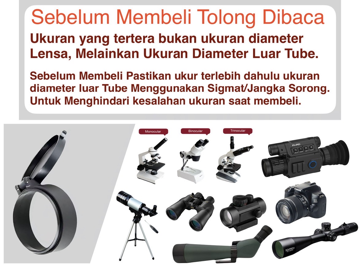 Tutup Flip Scope Tutup Flip Teleskop Tutup Teropong Flip Cover Model Klik Buka Cepat thumbnail 2