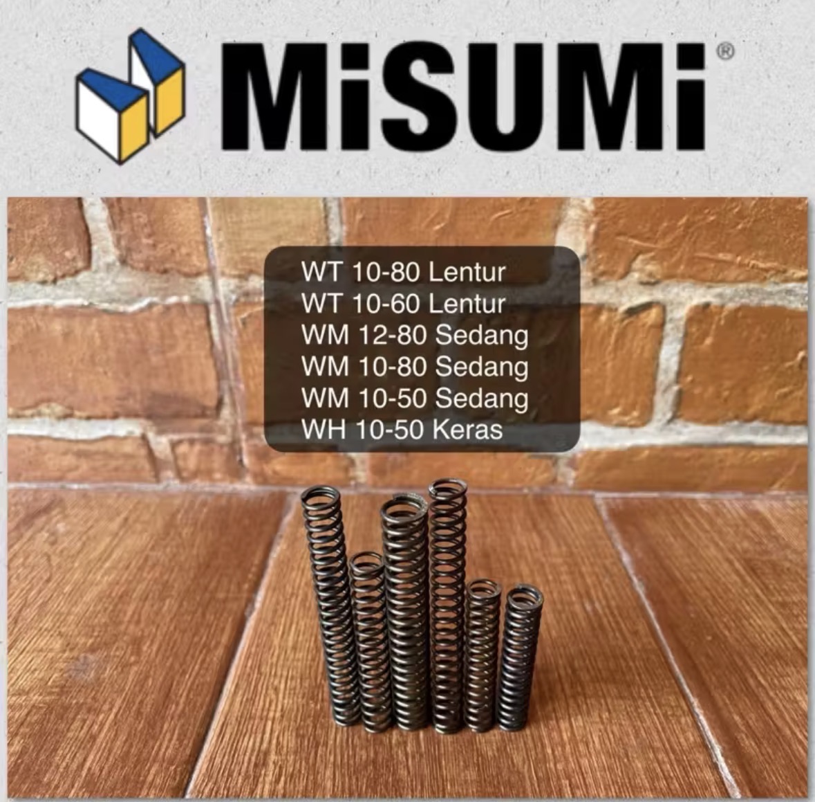 Spring MiSUMi Krem SWR 10.5-45 Diameter 10.5mm Panjang 4.5cm Original Japan Per Hammer pcp Per Valve pcp thumbnail 3