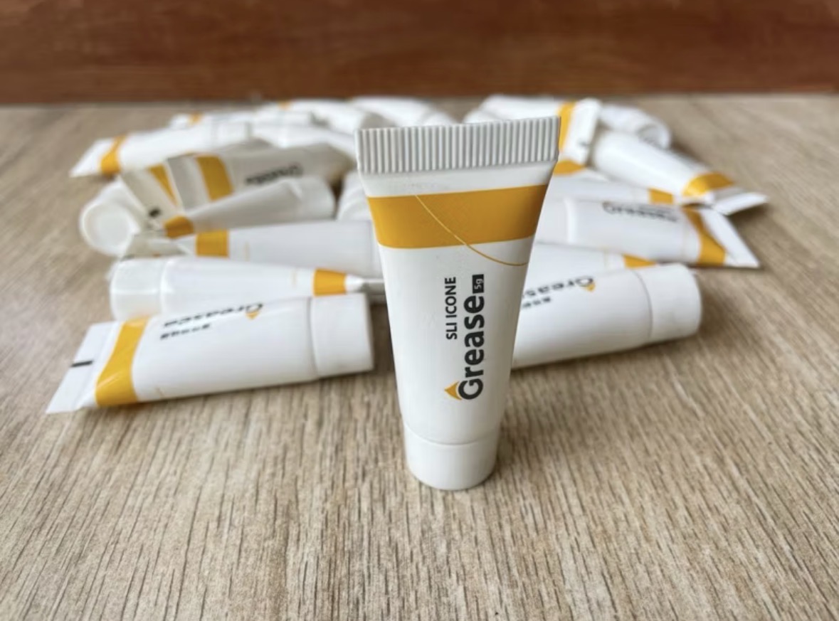 Pelumas Silicone grease maintenance grease pasta kemasan 5g Pelumas pompa pcp regulator paintball dll thumbnail 3