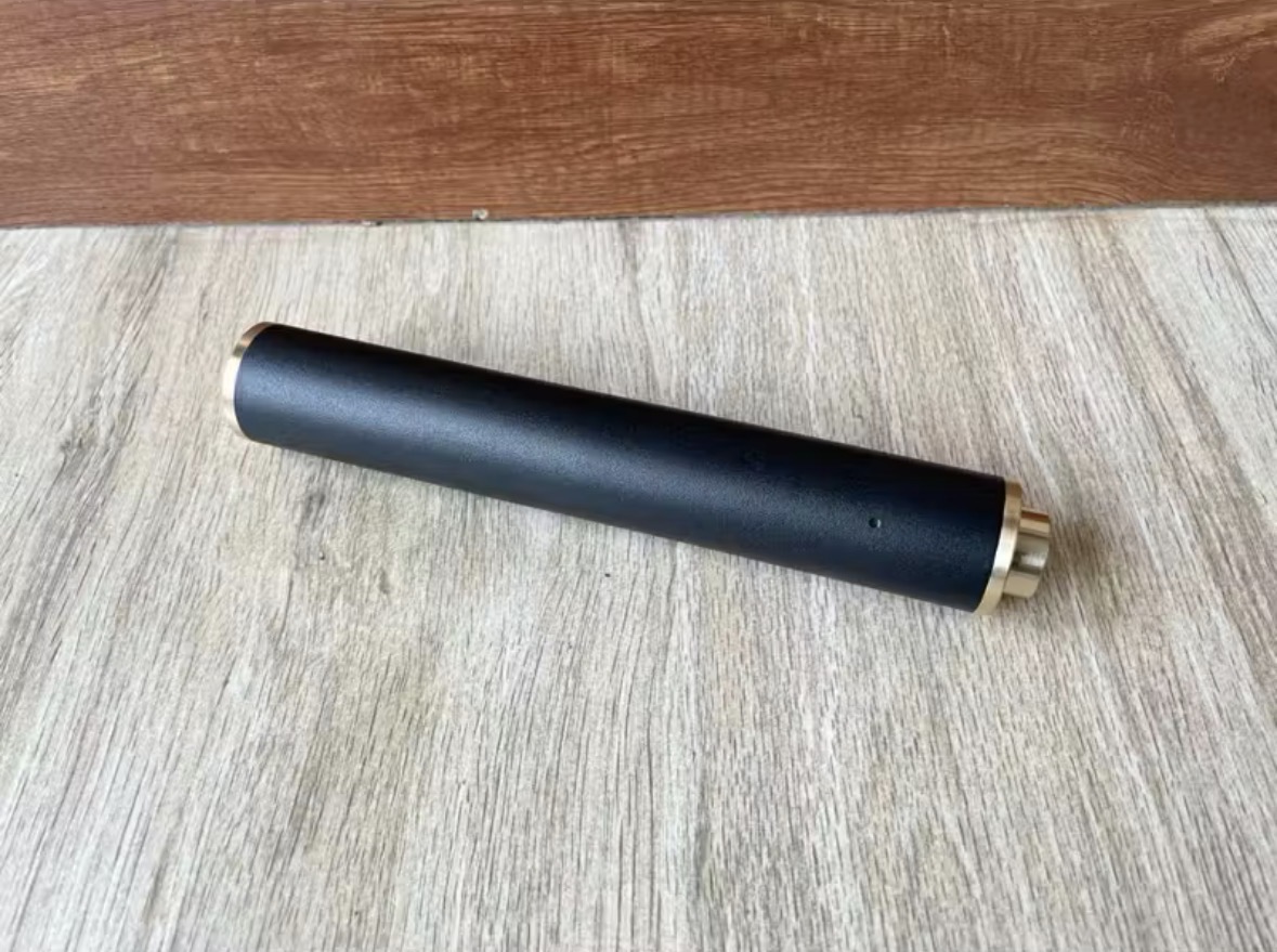 Silencer perdam drat kuningan od30 model deluxe peredam senapan angin uklik senapan pompa silencer perdam peredam