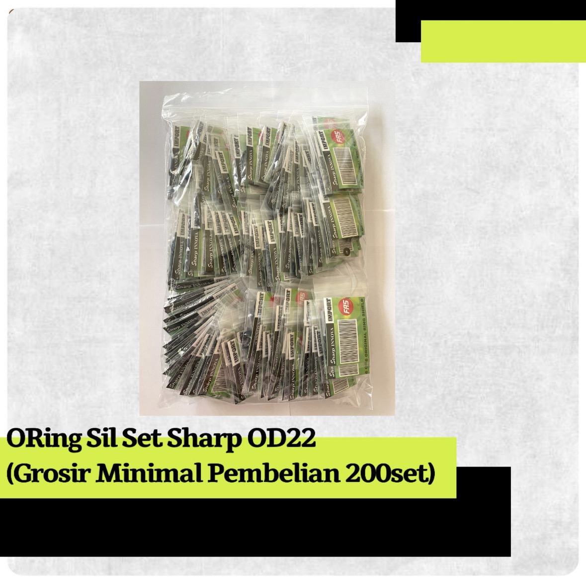 Sil set sharp inova tiger oring set sharp od22 inova tiger oring sil seal set sharp inova tiger khusus grosir