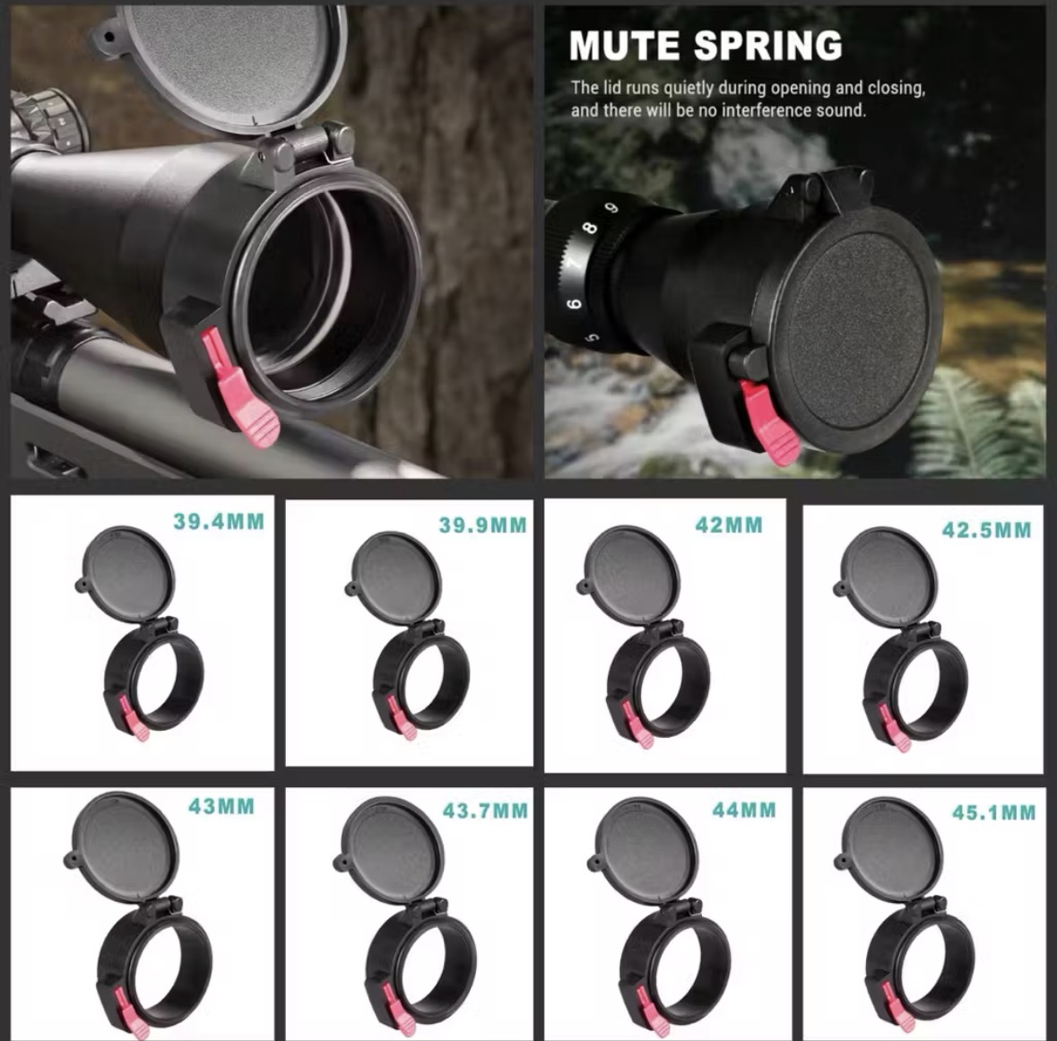 Tutup Flip Scope Tutup Flip Teleskop Tutup Teropong Flip Cover Model Klik Buka Cepat
